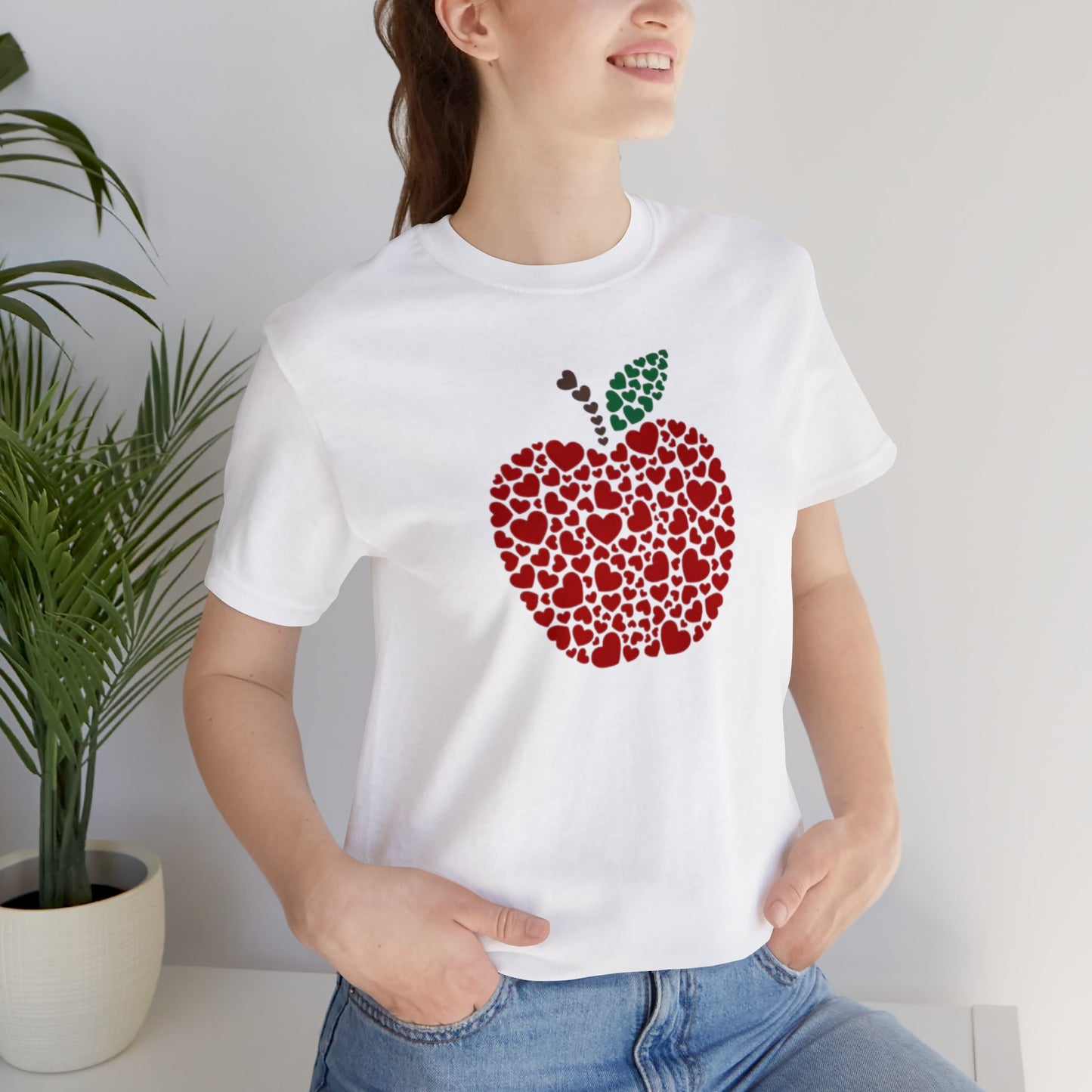 Heart Apple Teachers Valentine Shirt